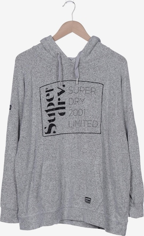 Superdry Kapuzenpullover XXL in Grau: Vorderseite