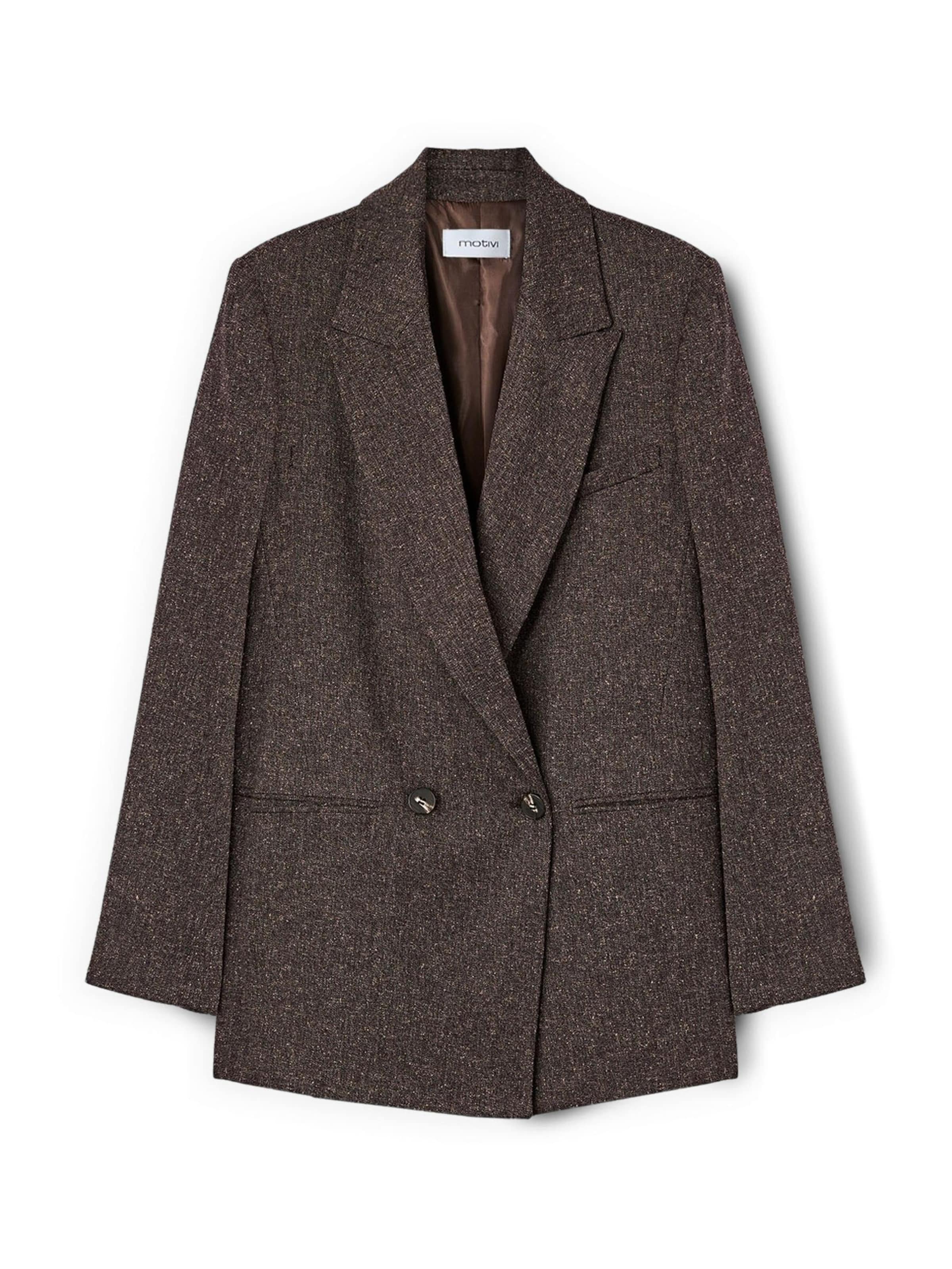 Blazer MOTIVI en marron : devant