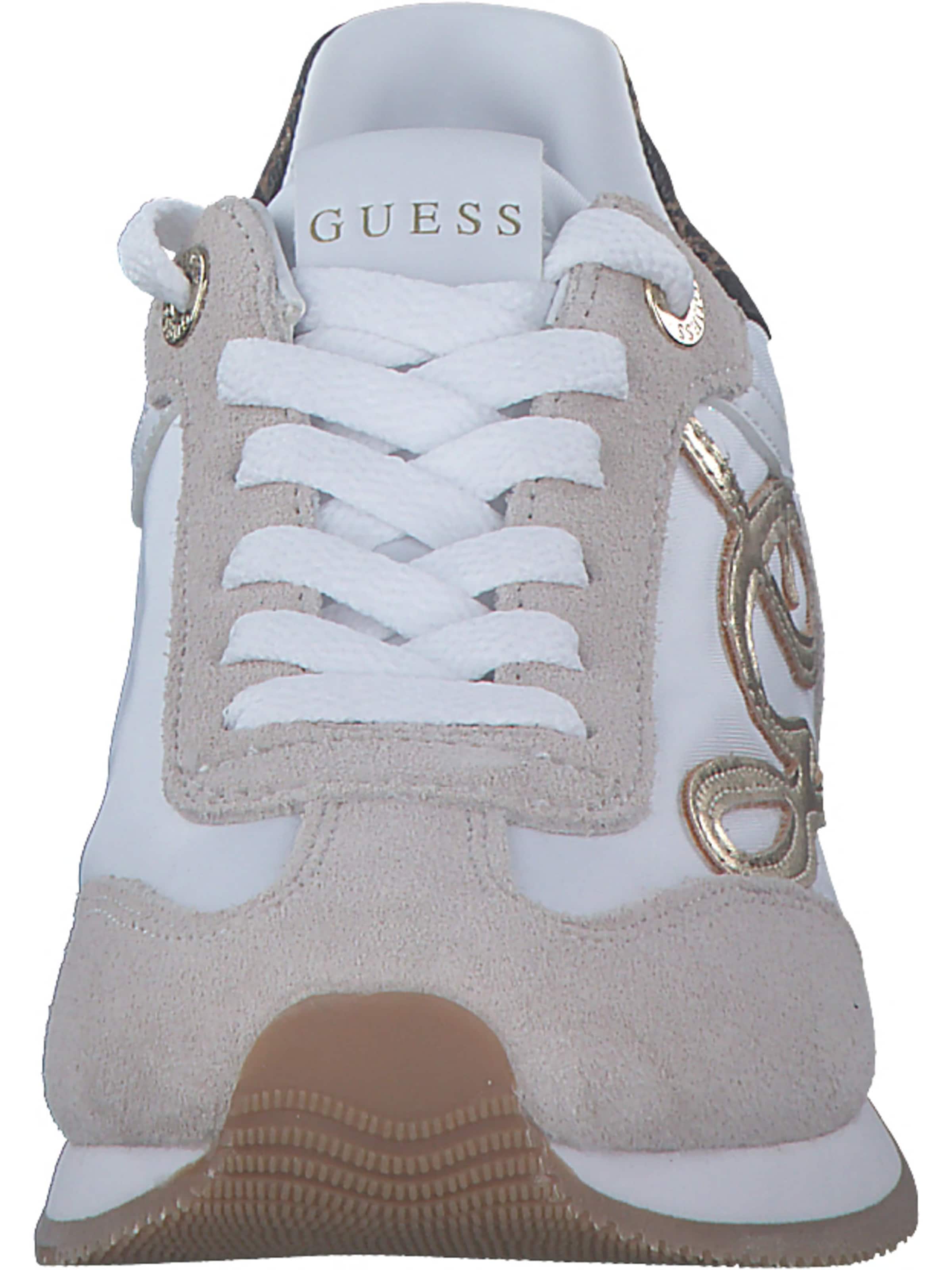 Baskets basses 'Skroll' GUESS en blanc