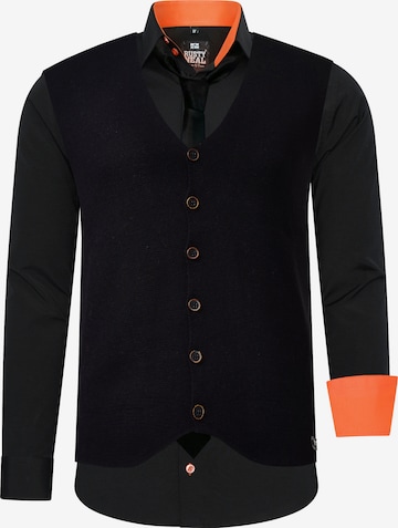 Rusty Neal Overhemd in Zwart: voorkant