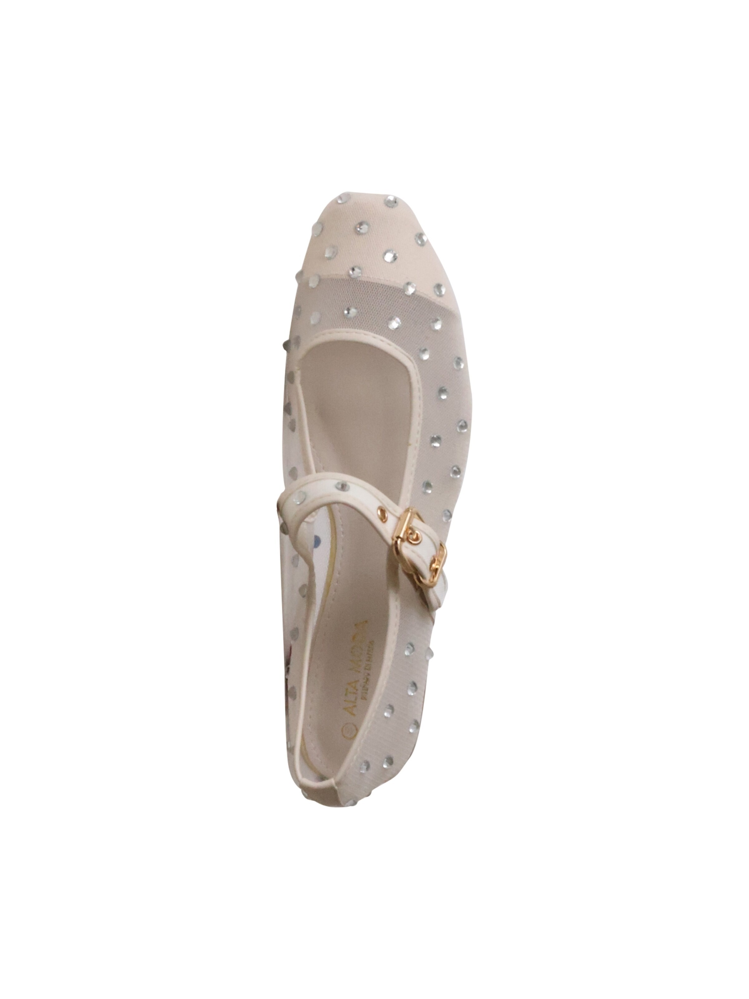 Super Mode Ballerina 'Ballerinas mit Riemchen von Alta Moda' in Beige