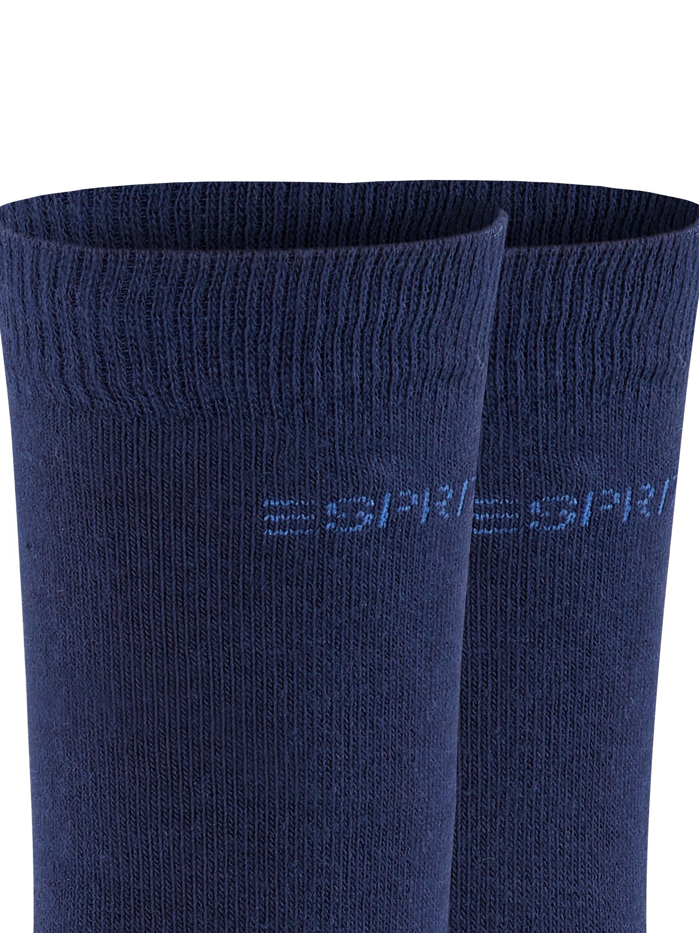 ESPRIT Socks 'Foot Logo 2-Pack' in Blue