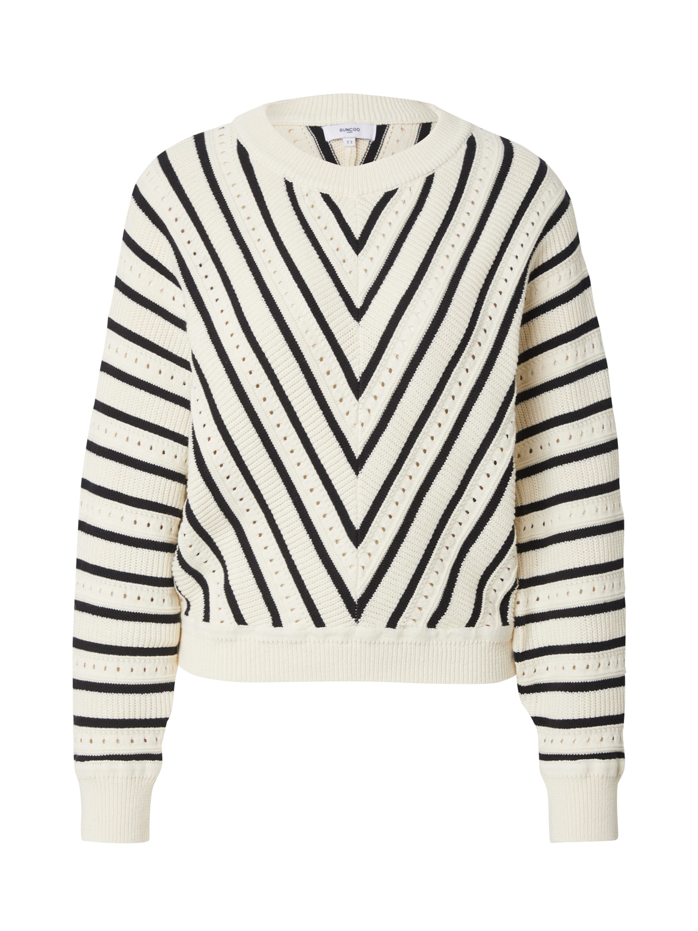 Pull-over Suncoo en beige : devant