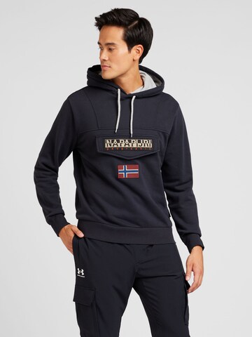Sweat-shirt 'Burgee Wint 3' NAPAPIJRI en noir : devant