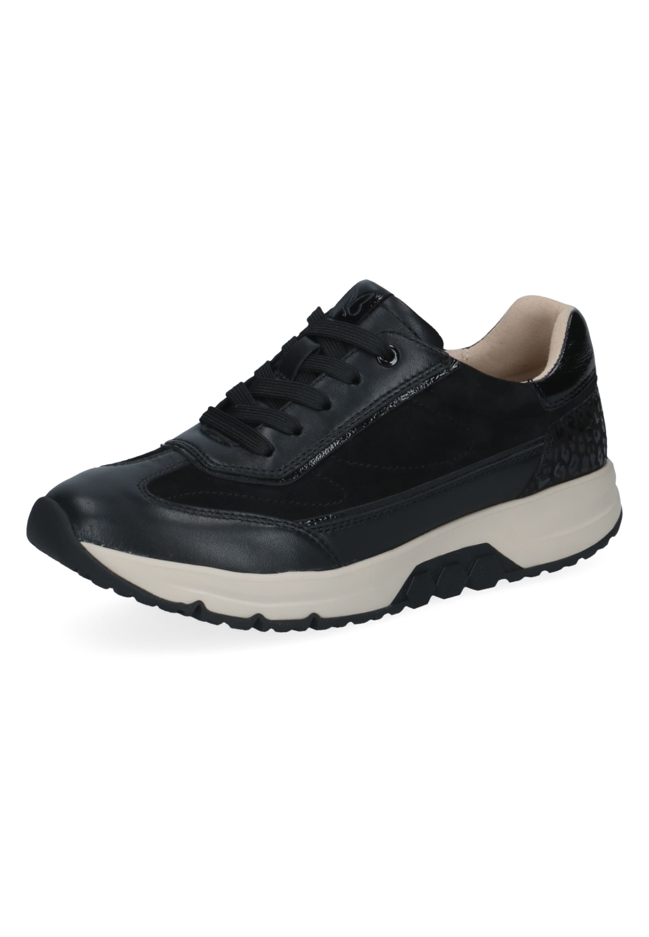 CAPRICE Baskets basses en 37 en noir, Vue avec produit