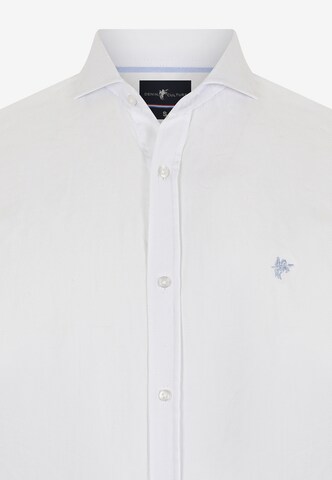 DENIM CULTURE Regular fit Button Up Shirt 'Valery' in White