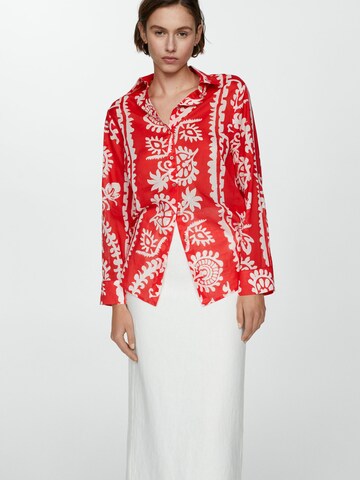 MANGO Blouse 'NEMO' in Rood