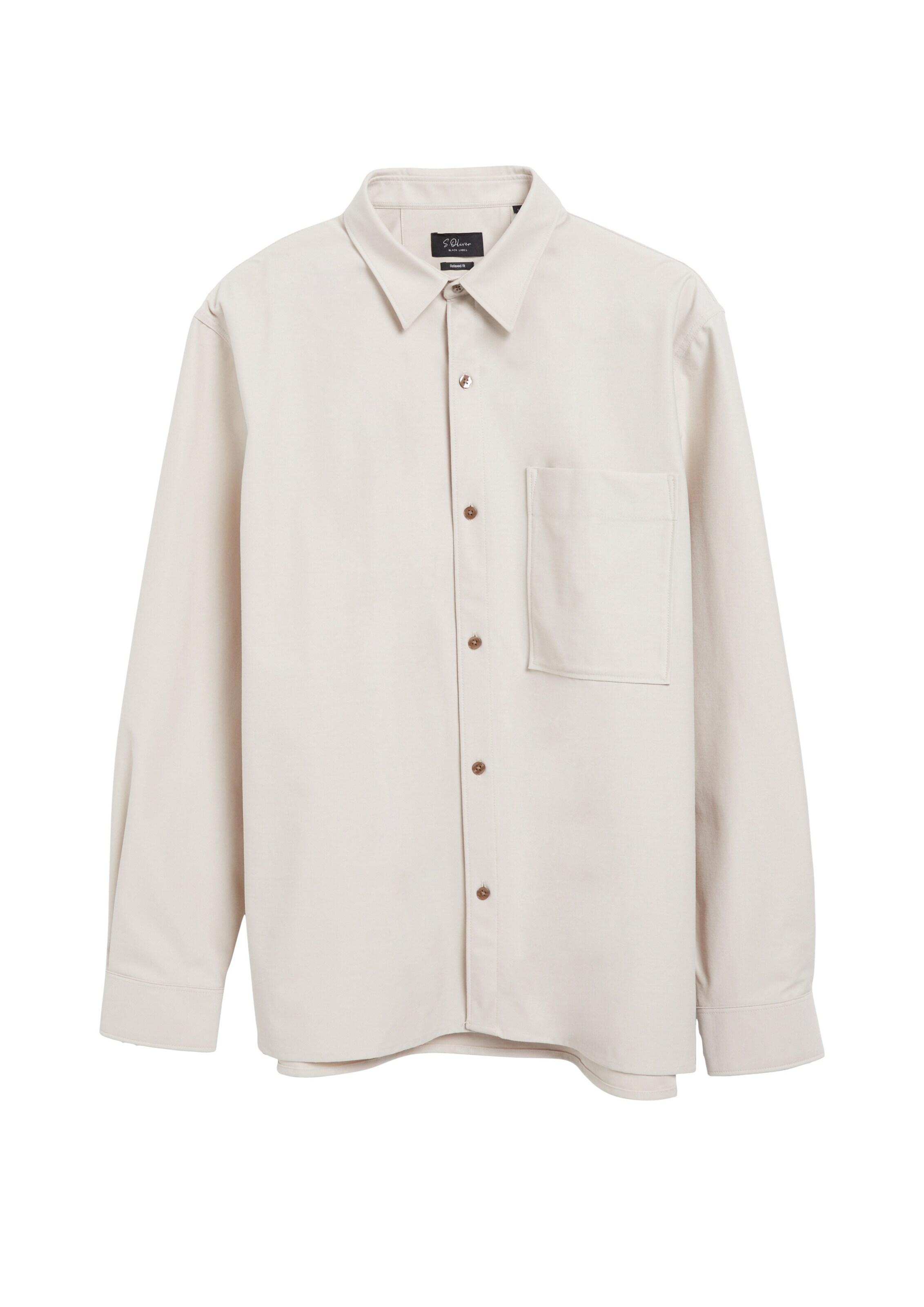 s.Oliver Button Up Shirt in L in Ecru, Item view