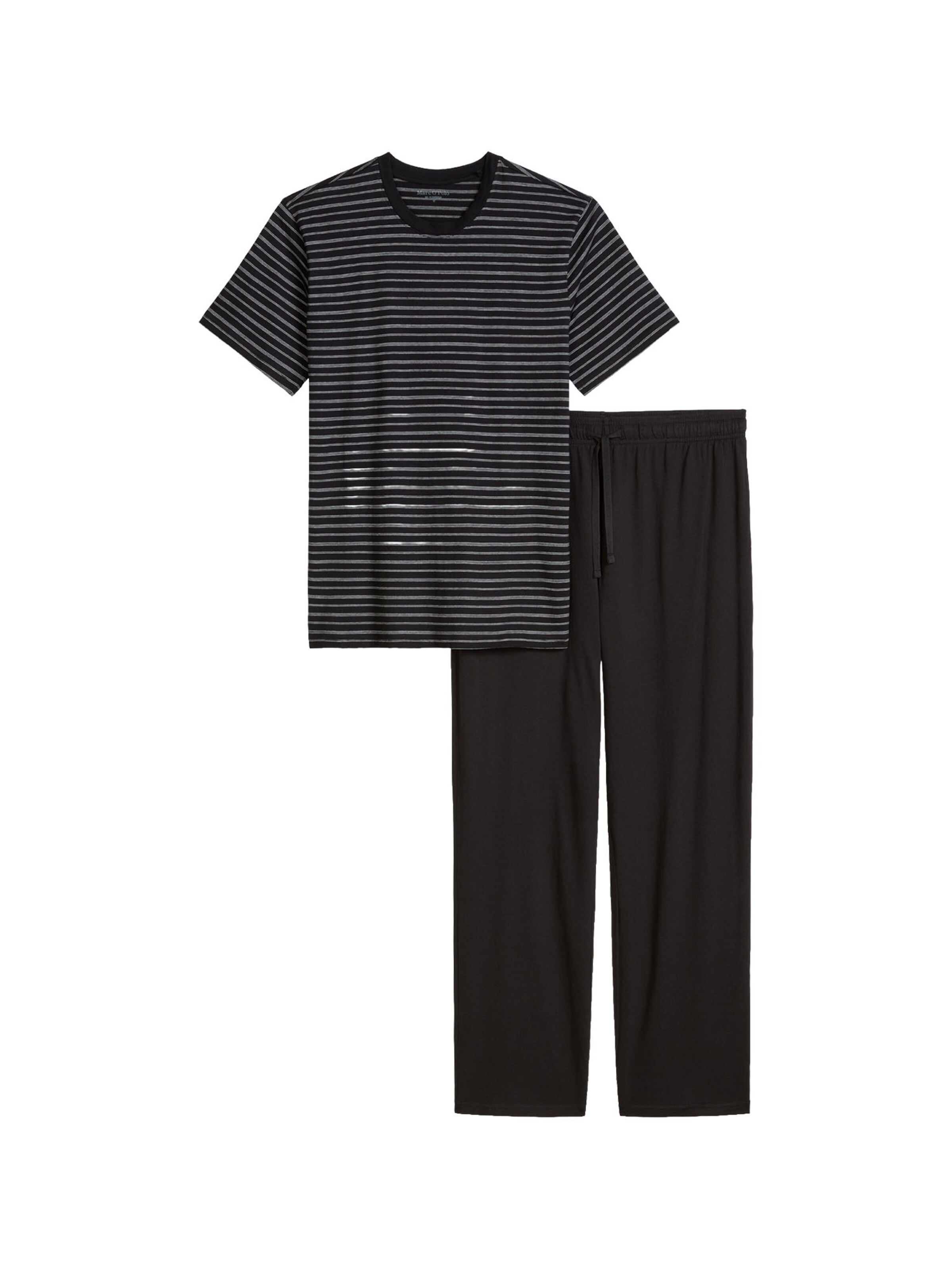 Pyjama long ' Classic ' Marc O'Polo en gris : devant