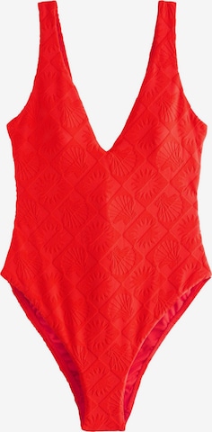 NextBustier Jednodijelni kupaći kostim - crvena boja: prednji dio