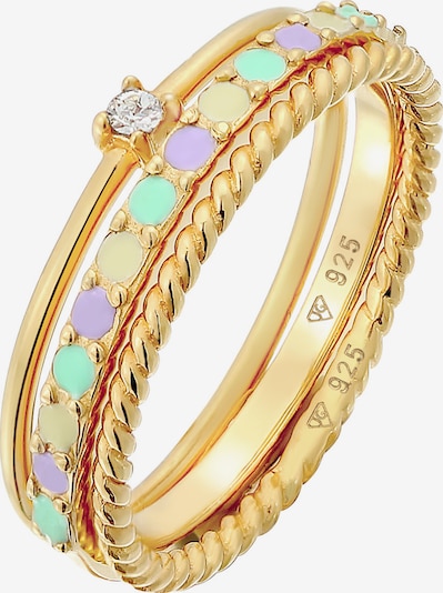 ELLI Prsten u svijetložuta / zlatna / menta / lavanda, Pregled proizvoda