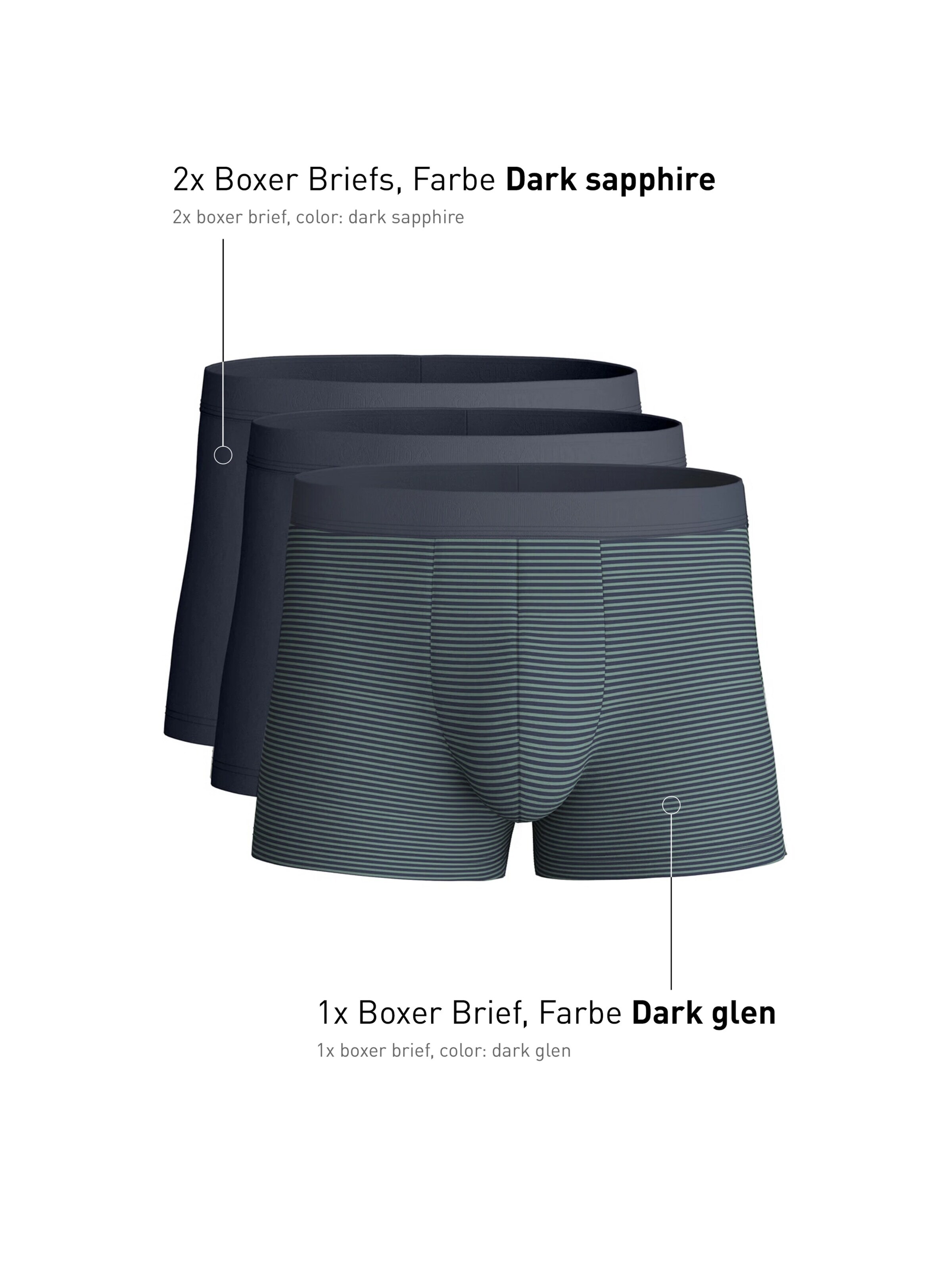 CALIDA Boxer shorts 'Daywear Xtra' in Grey