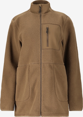 Whistler Fleece Jacket 'Felis' in Brown: front