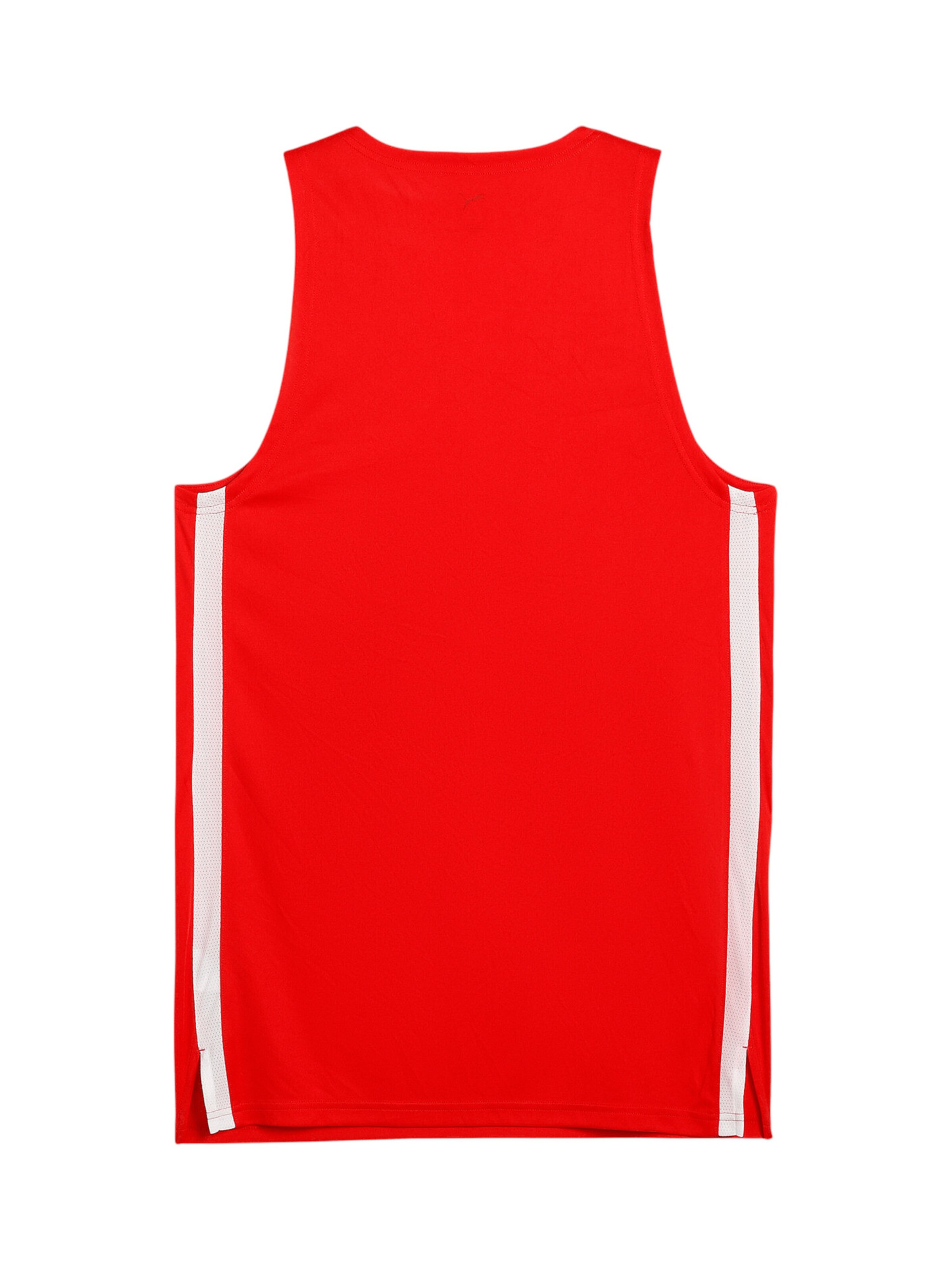 PUMA Λειτουργικό μπλουζάκι 'Teamjaws Starter' σε κόκκινο