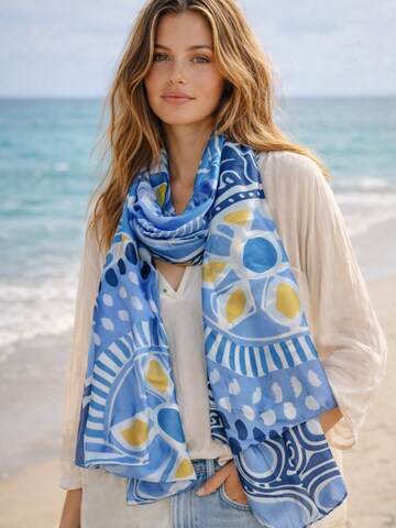 COLLEZIONE ALESSANDRO Scarf 'Holanda' in Blue