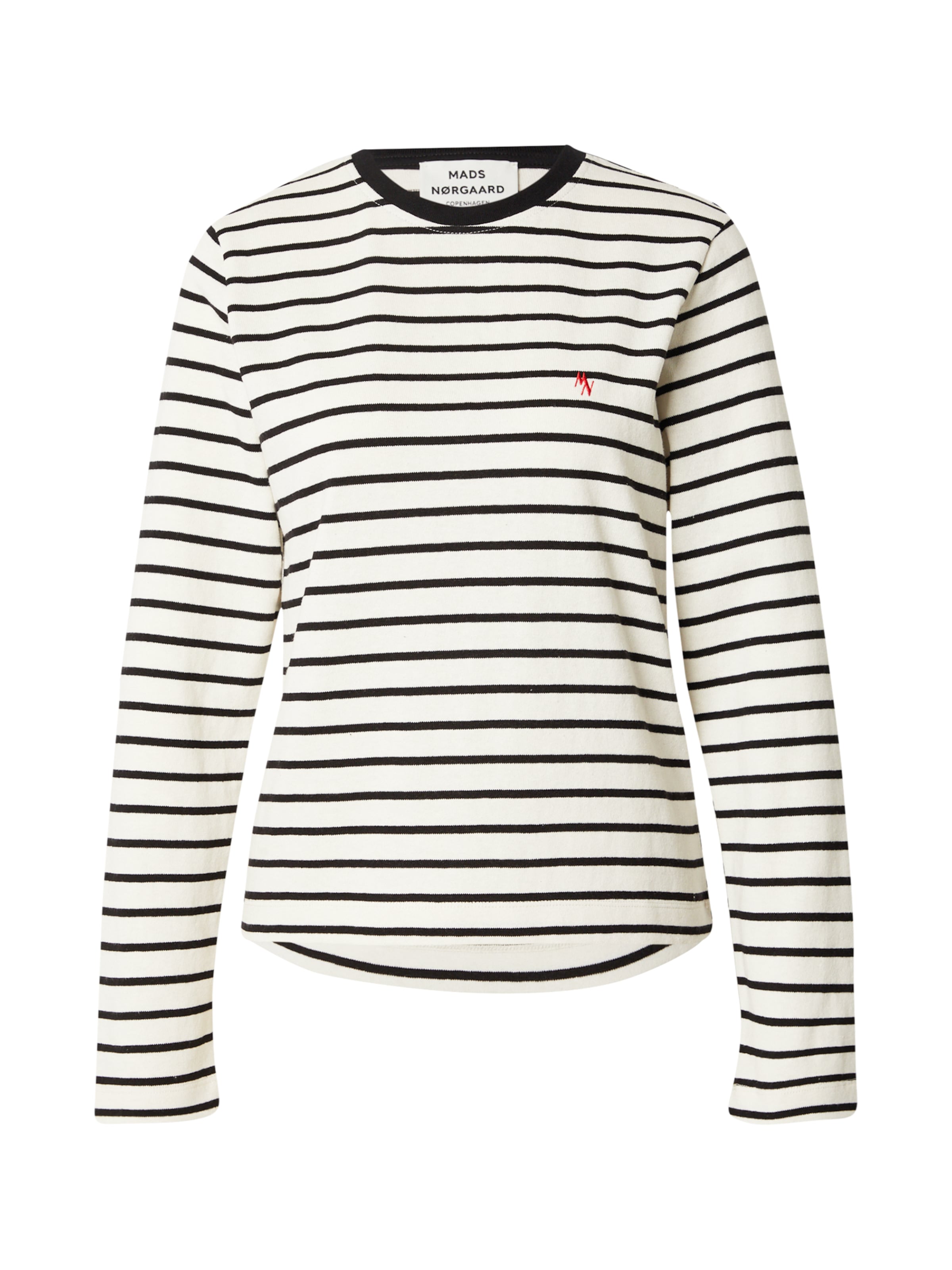 MADS NORGAARD COPENHAGEN Póló 'Pablo Maggie' - fehér: elől