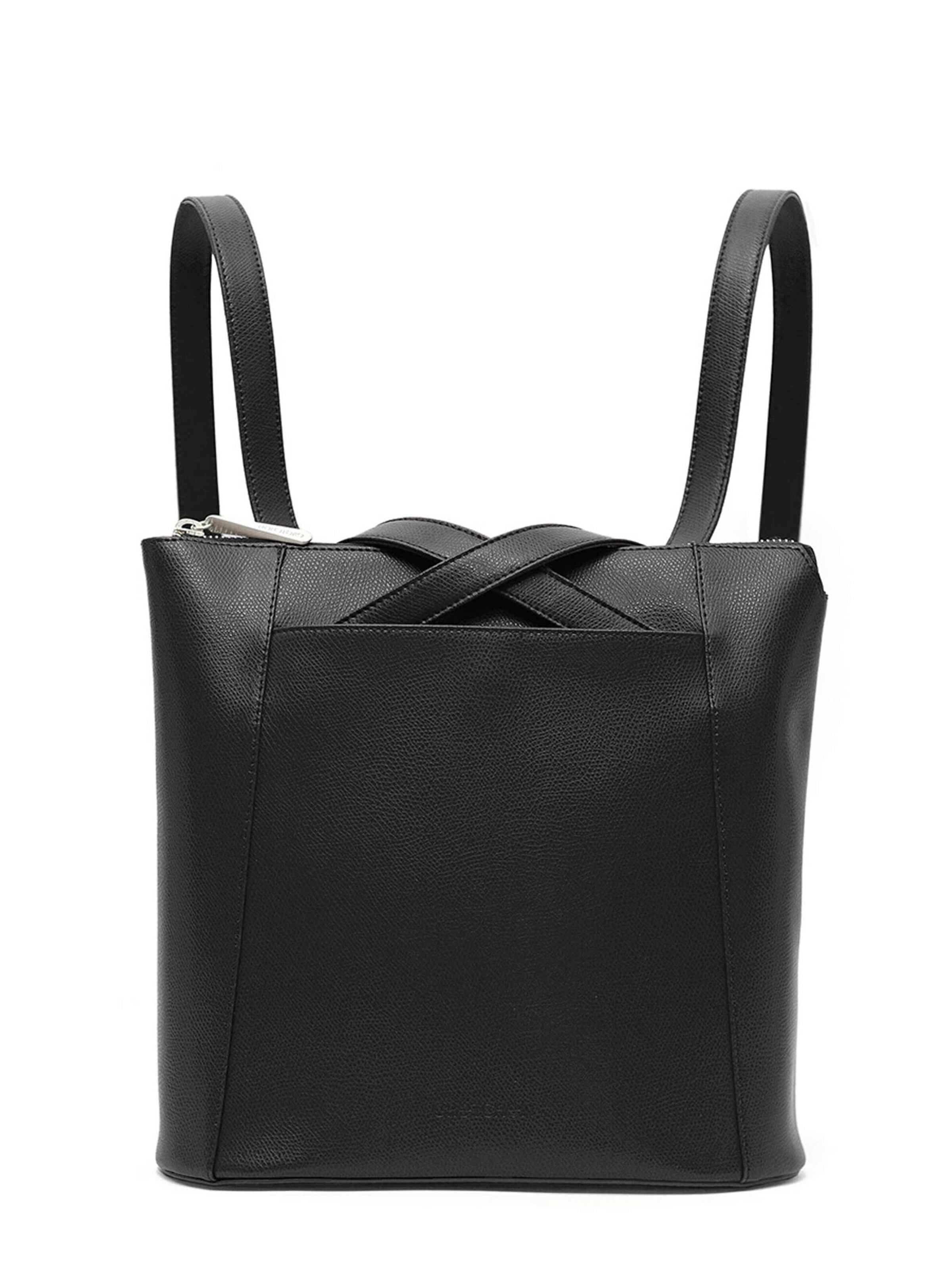 Gretchen Backpack 'Crocus ' in Black: front