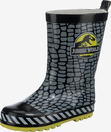 Jurassic World Rubber Boots in Black: front