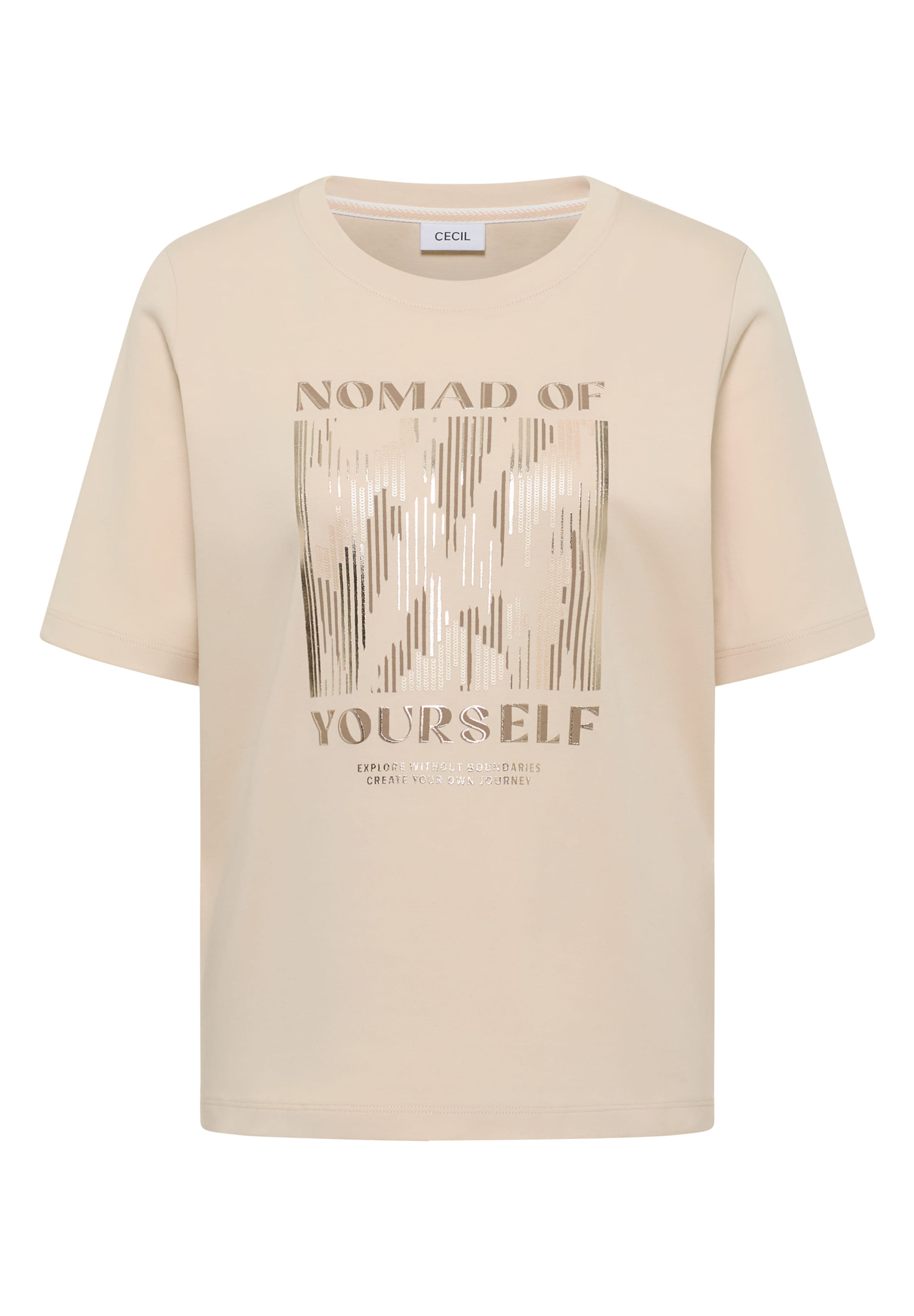 CECIL Shirt in Beige: front
