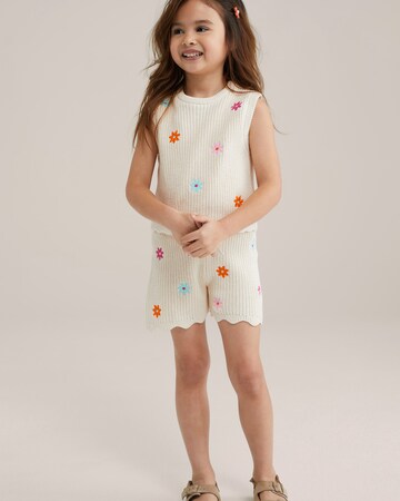 WE Fashion - Jersey en blanco