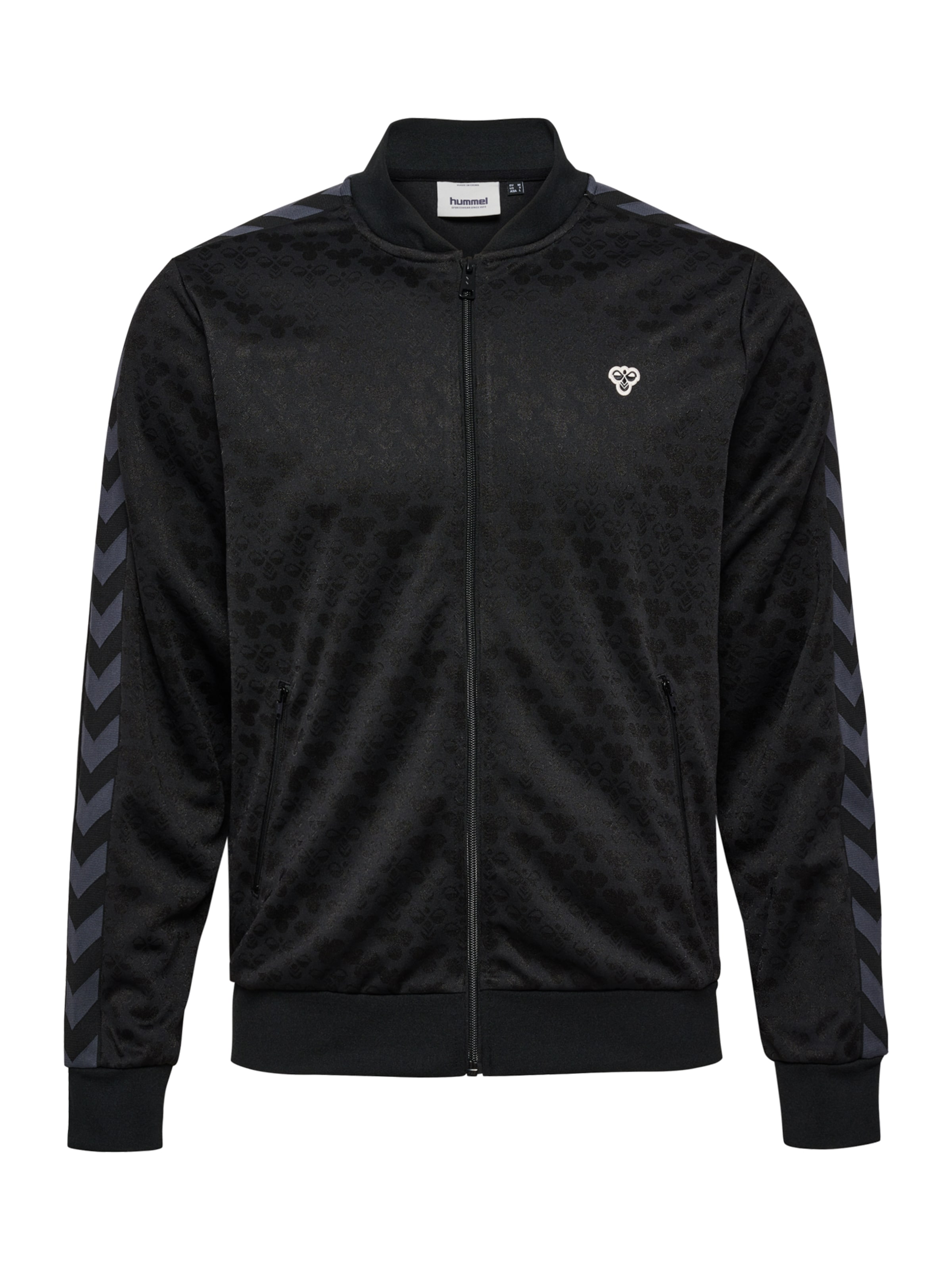 Veste de survêtement 'Archive' Hummel en noir : devant