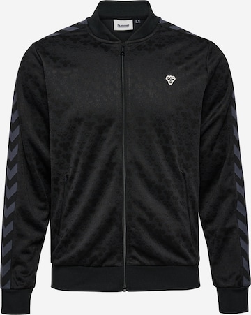 Hummel Sports sweat jacket 'Archive' in Black: front