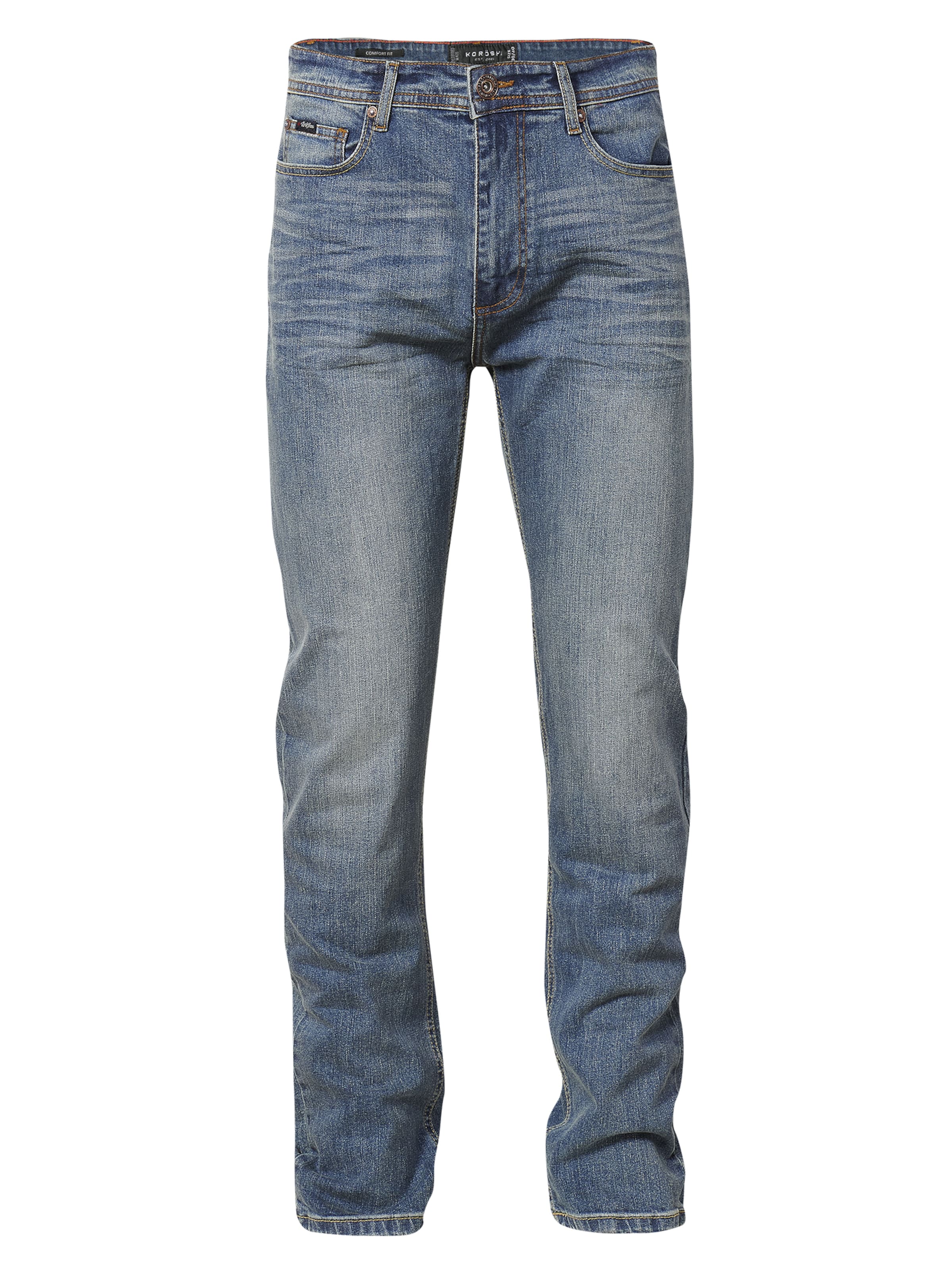 KOROSHI Regular Farkut värissä sininen: etupuoli