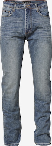 KOROSHI Regular Jeans in Blauw: voorkant