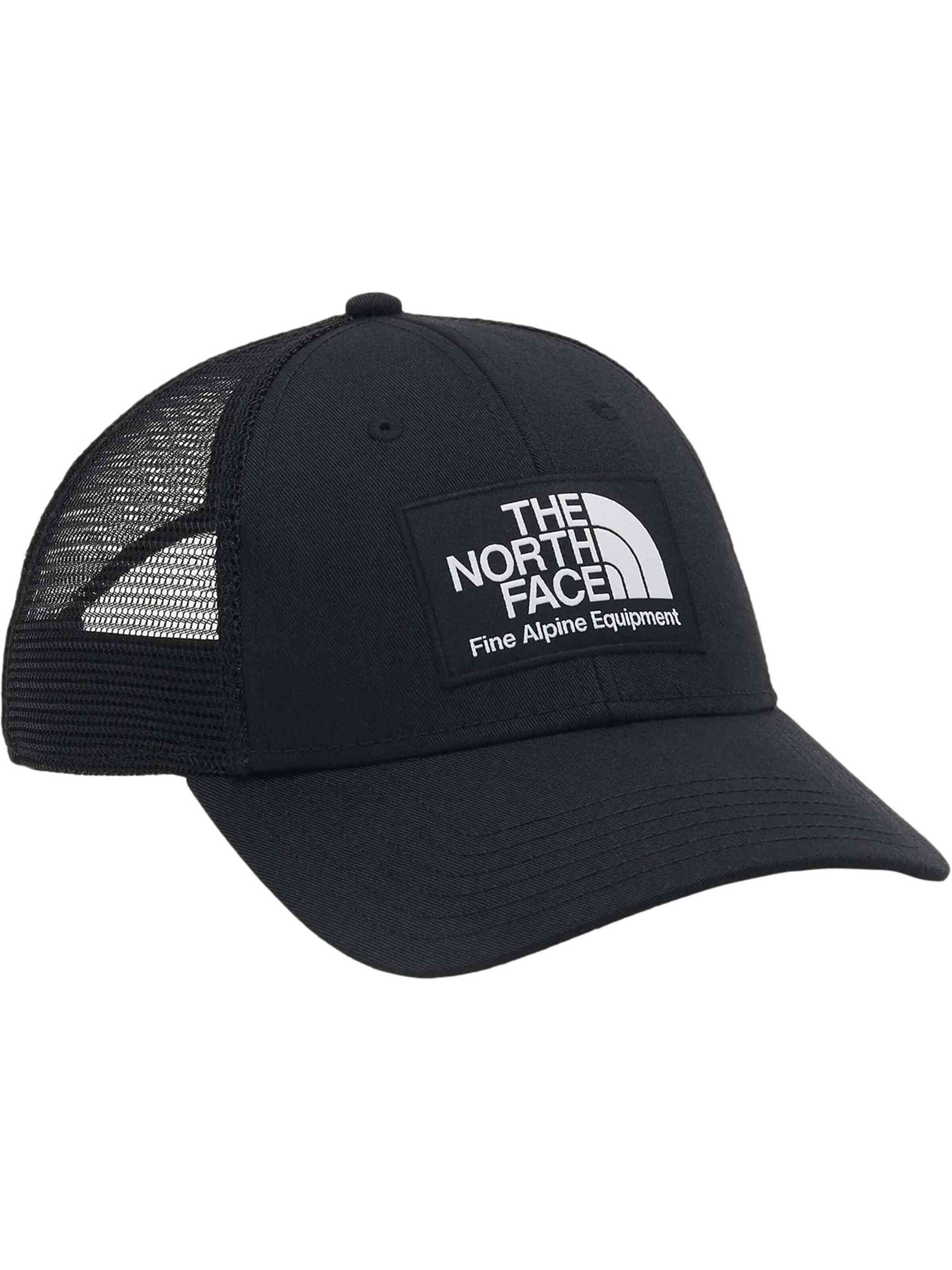 THE NORTH FACE - Gorra deportiva en negro: frente