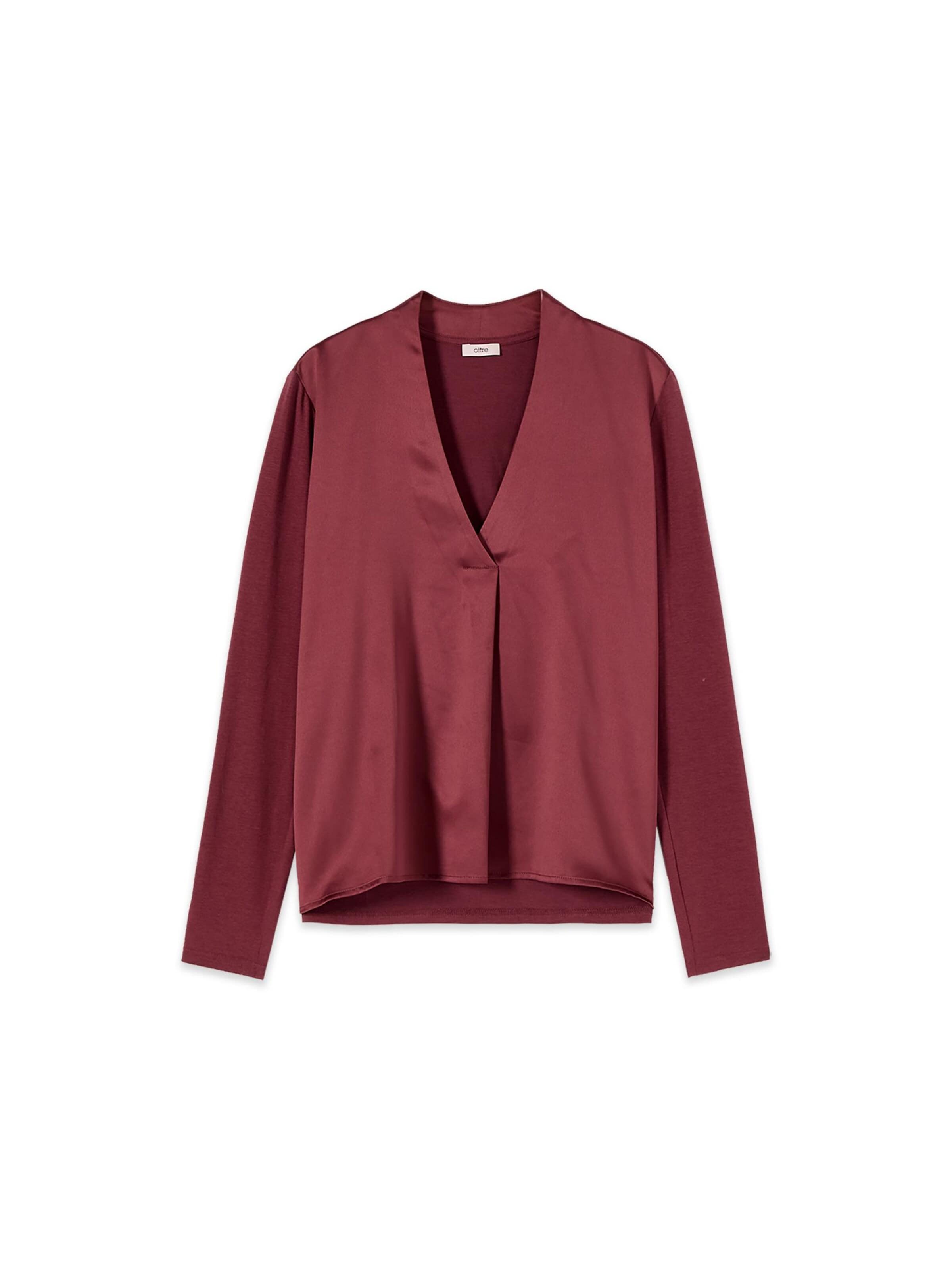 Camicia da donna di oltre in rosso: frontale