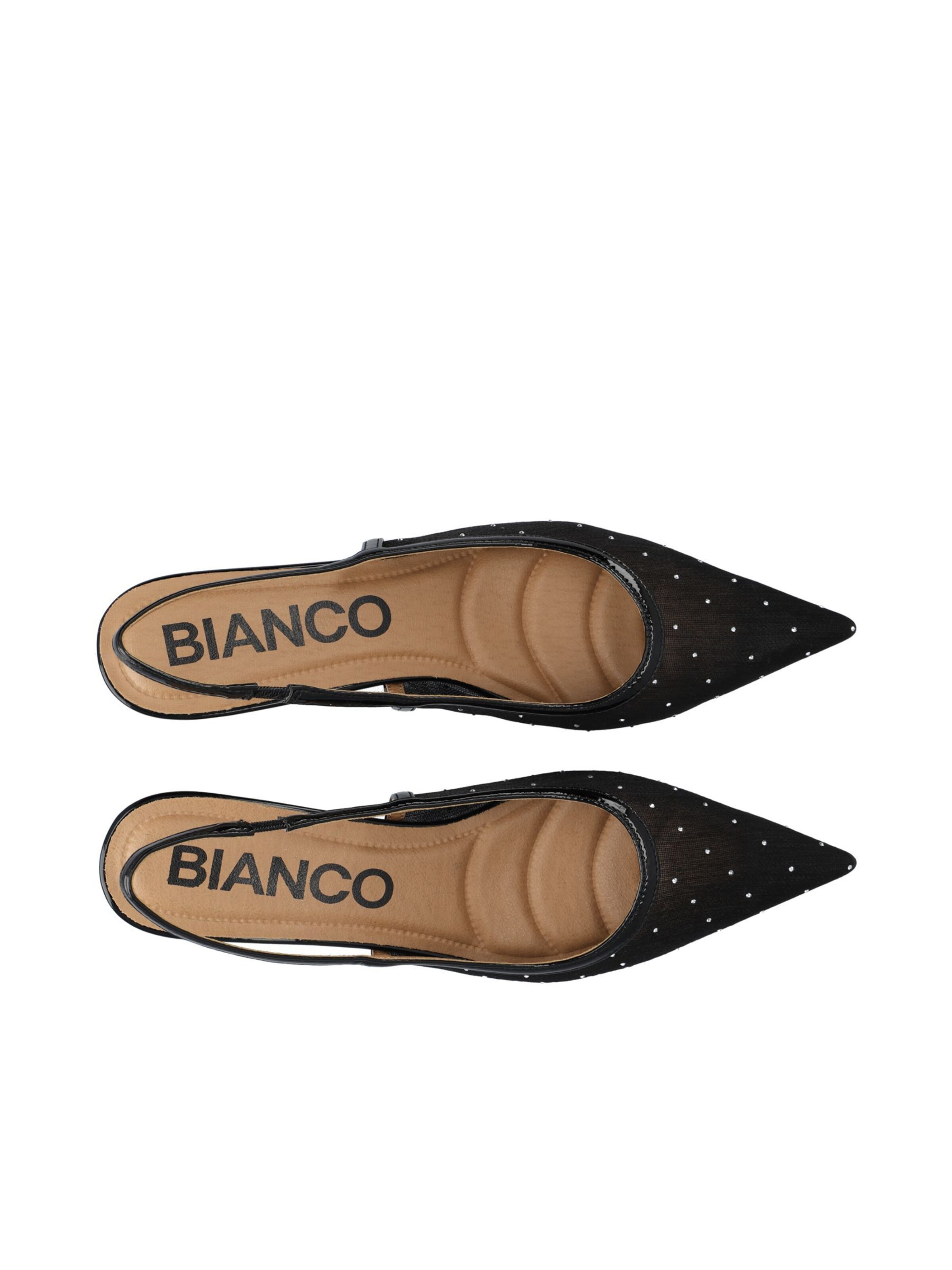 Bianco Slingpumps 'Kristin' in Zwart