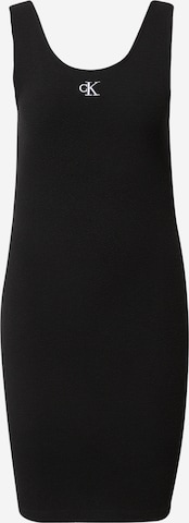 Regular Rochie de la Calvin Klein Jeans pe negru: față