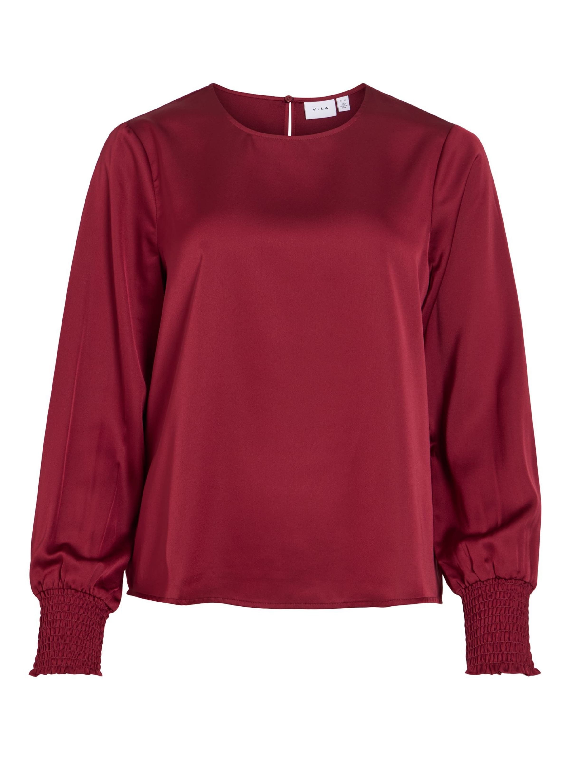 Camicia da donna di VILA in rosso: frontale