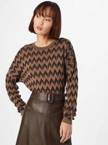 Sisley Sweter w kolorze beżowy: przód