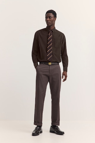 bugatti - Regular Fit Camisa em castanho