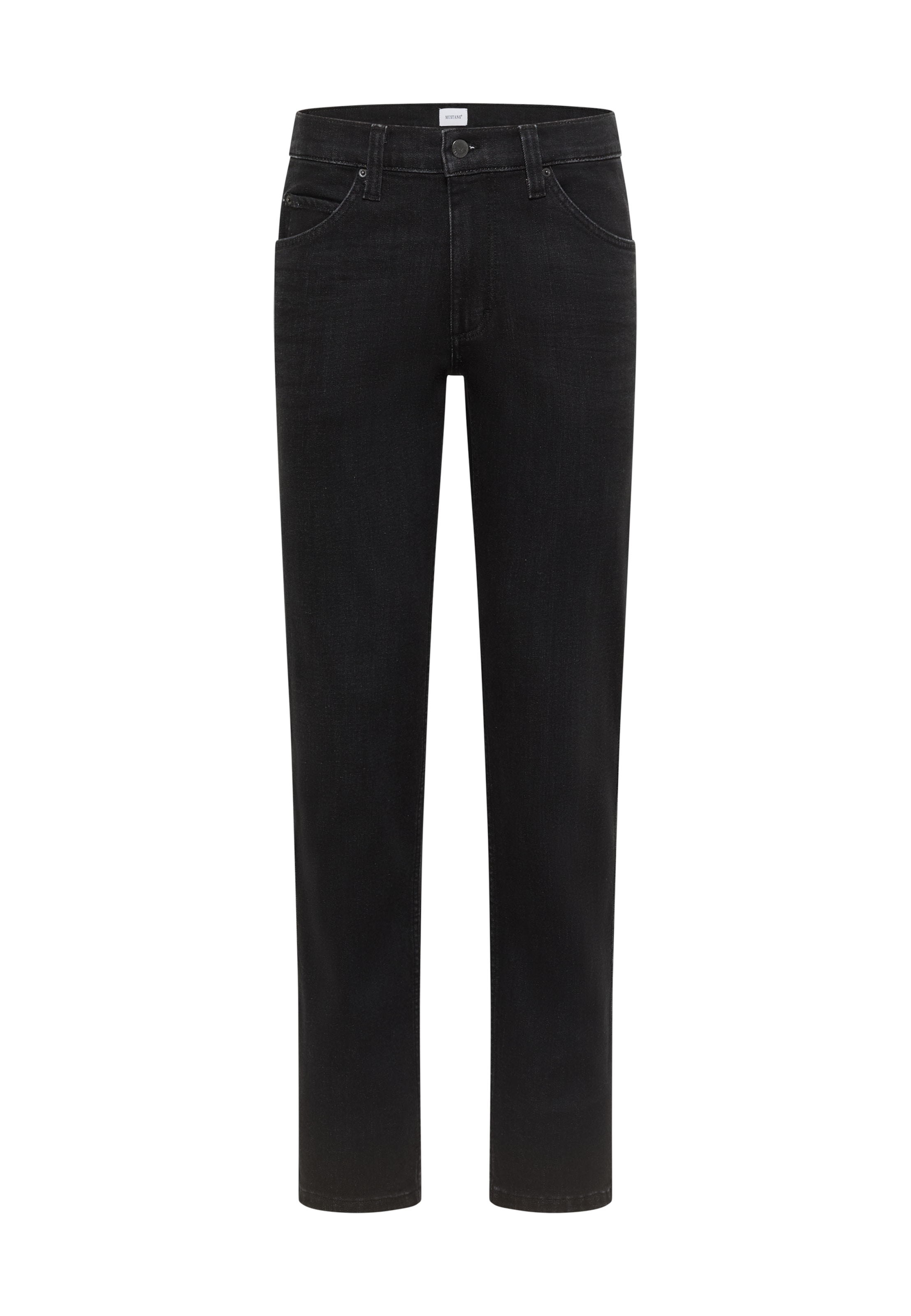 MUSTANG Regular Jeans in Black: front
