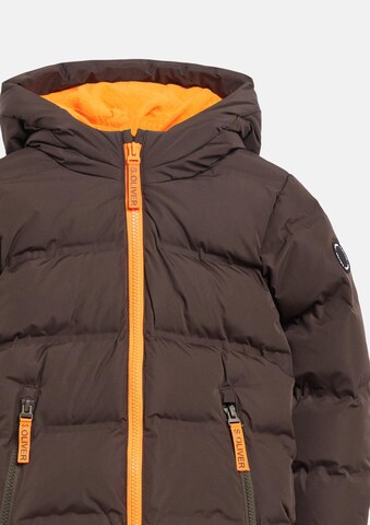 s.Oliver Winterjas in Bruin: voorkant