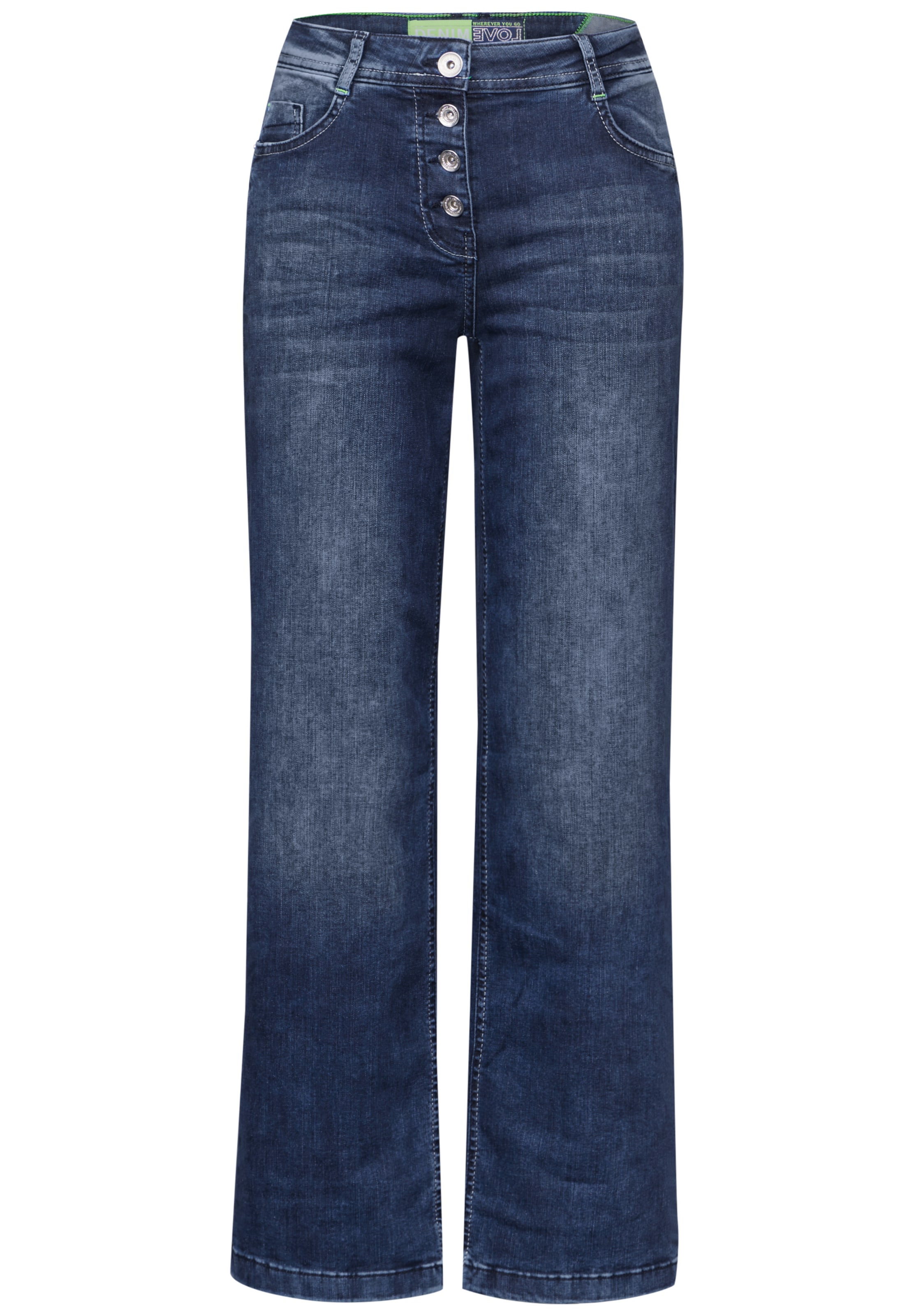 CECIL Loose fit Jeans in Blue: front