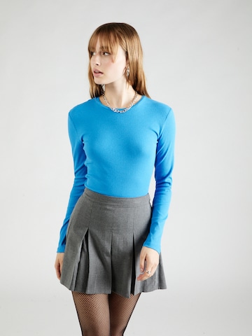 PIECES Shirt 'RUKA' in Blauw: voorkant