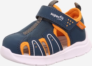 SUPERFIT - Sandália 'WAVE' em azul: frente