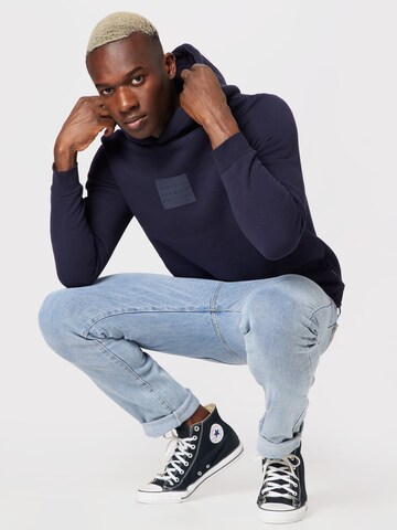 JACK & JONES Sweatshirt 'COBBLE' i blå