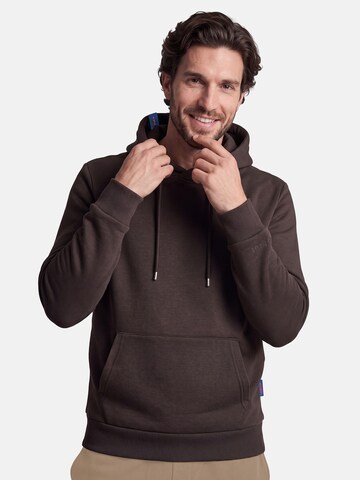 salzhaut Sweatshirt 'Bodden' in Braun: Vorderseite