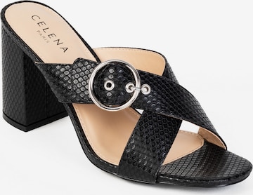 Celena Mule 'Chene' in Black