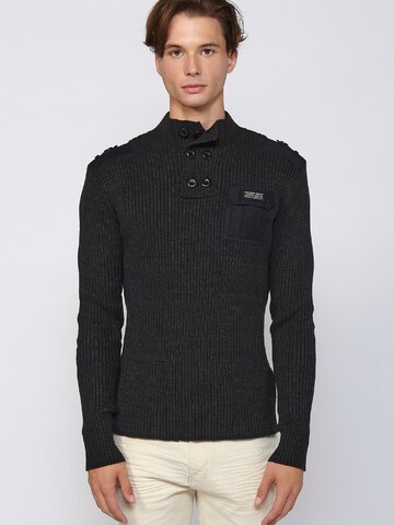 KOROSHI Sweater in Black: front