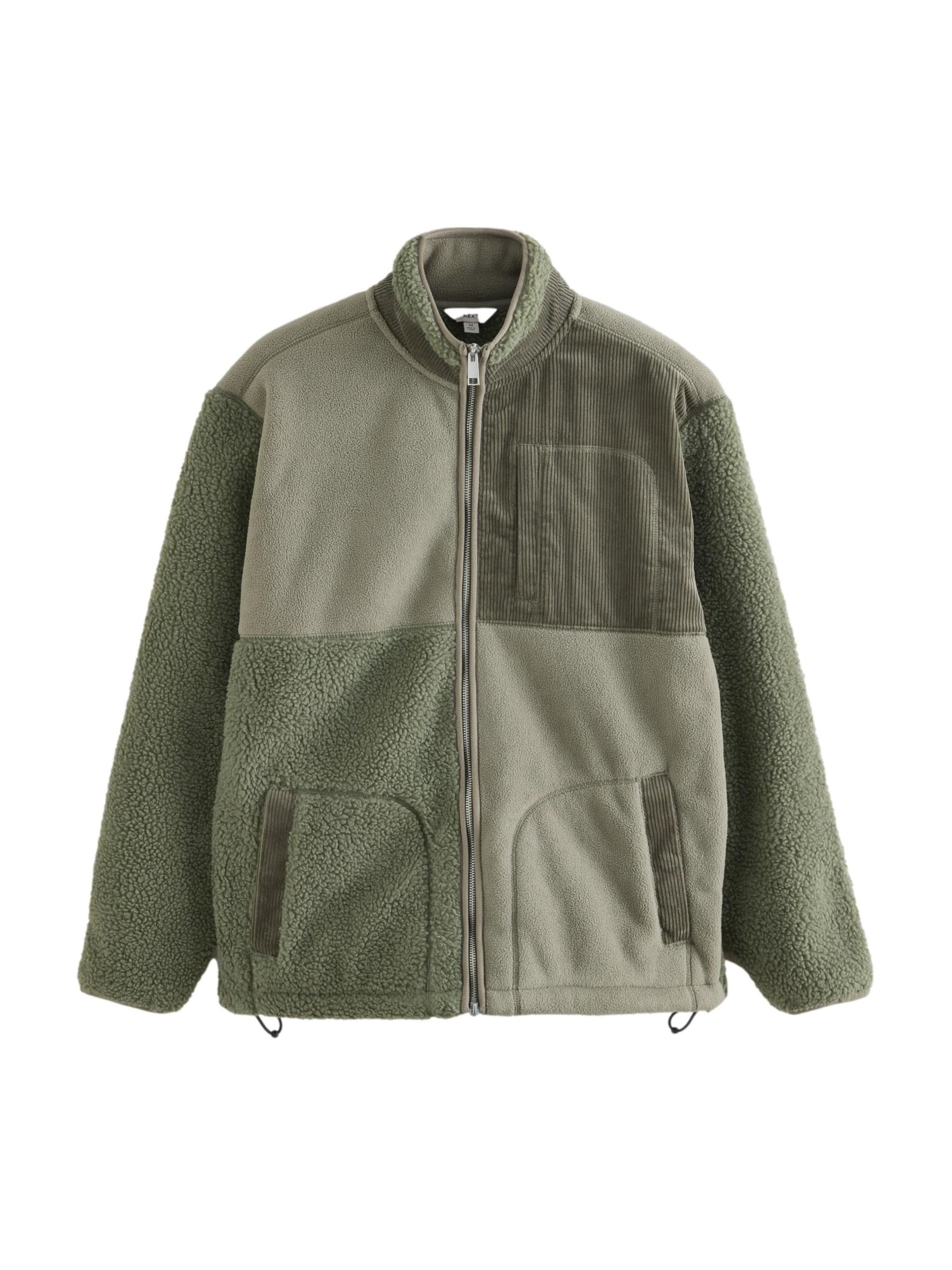 Next Флисовая куртка в Зеленый: спереди