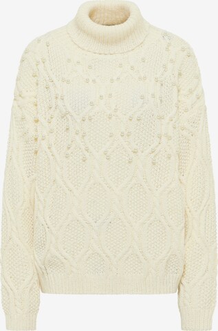 faina Sweater in White: front