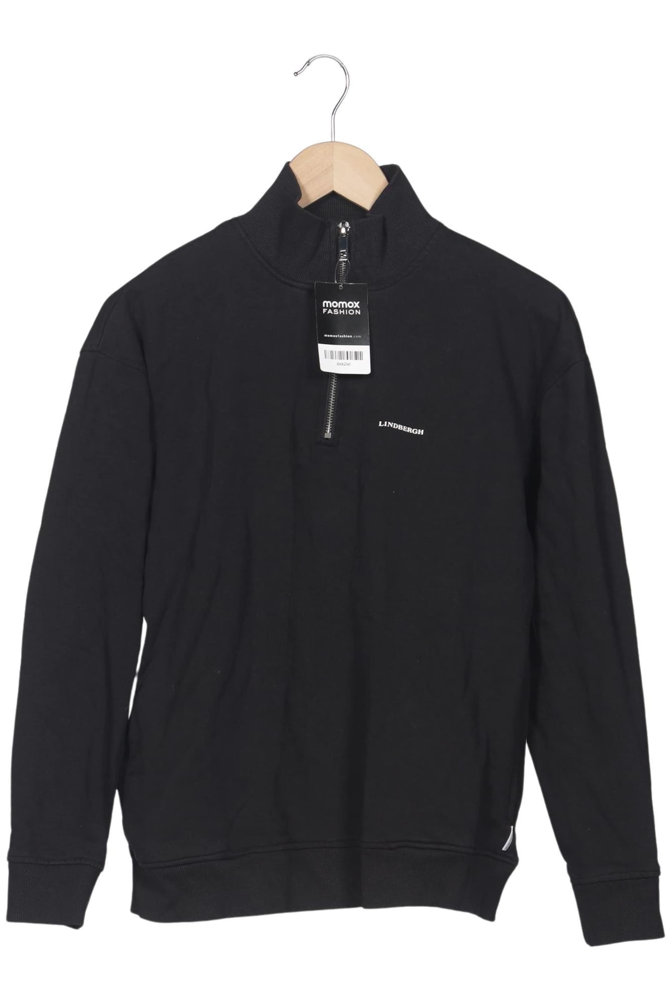 Lindbergh Sweatshirt & Zip-Up Hoodie in XS in Black: front