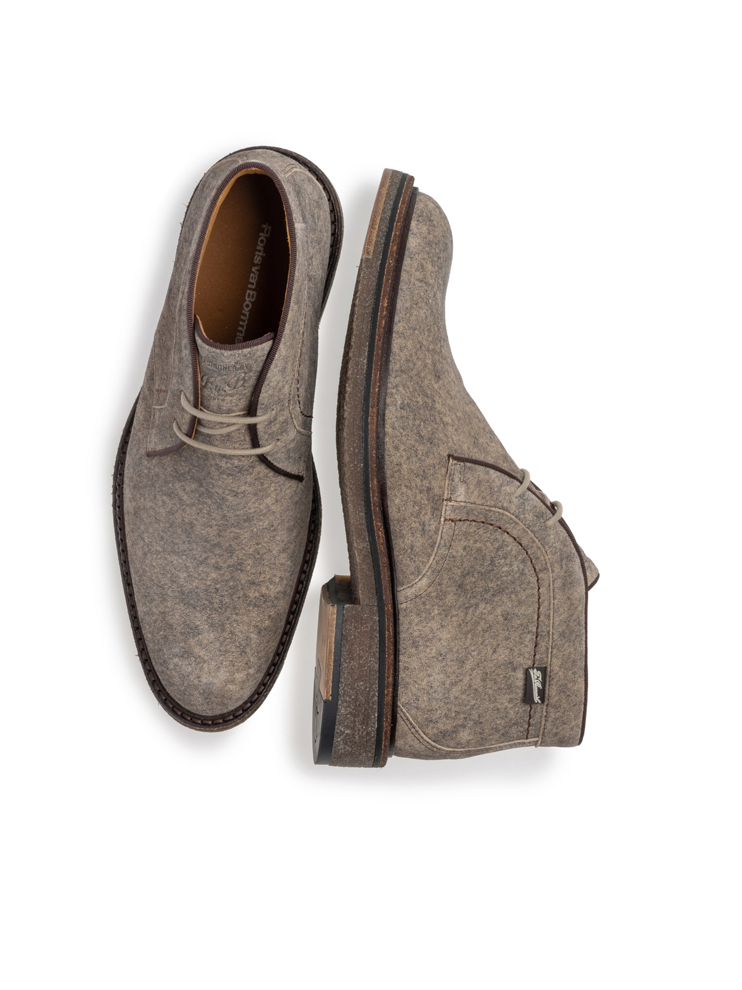 Floris van Bommel Chukka Boots 'De Tanker 07' in Bruin