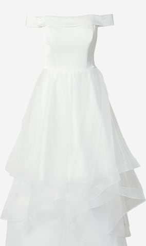 Laona Koktejlové šaty – bílá: přední strana