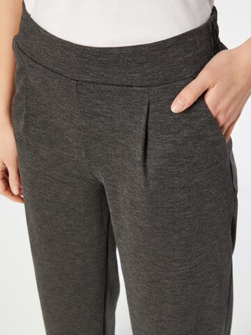 ICHI Wide leg Pleat-front trousers 'IH Kate' in Grey